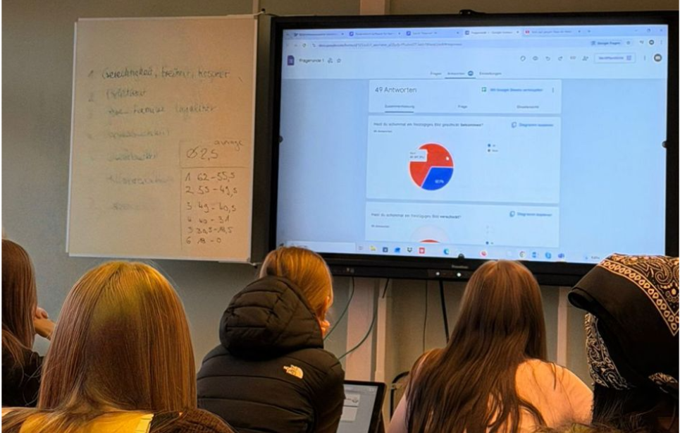 Live-Quiz und Workshop-Impressionen aus echten Klassen